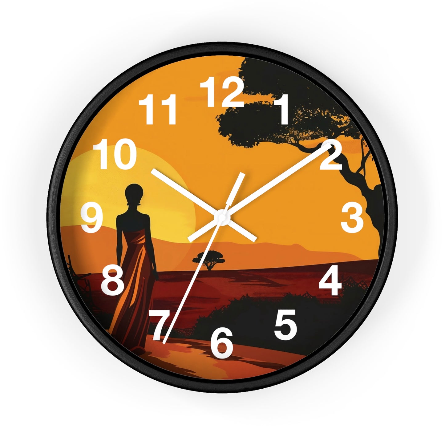 AFRICAN SUNSETS - Wall Clock