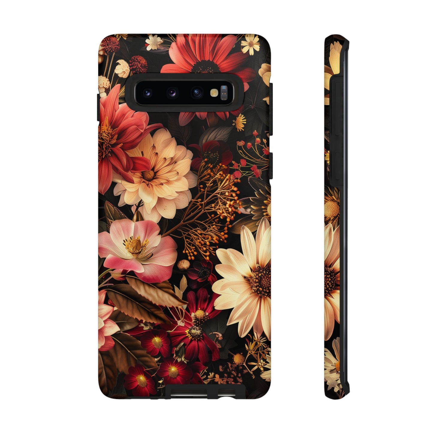 Floral Phone Case - Tough Cases, Stylish Floral Design, Gift for Her, Phone Accessories, Unique Flower Phone Cover, Trendy Tech