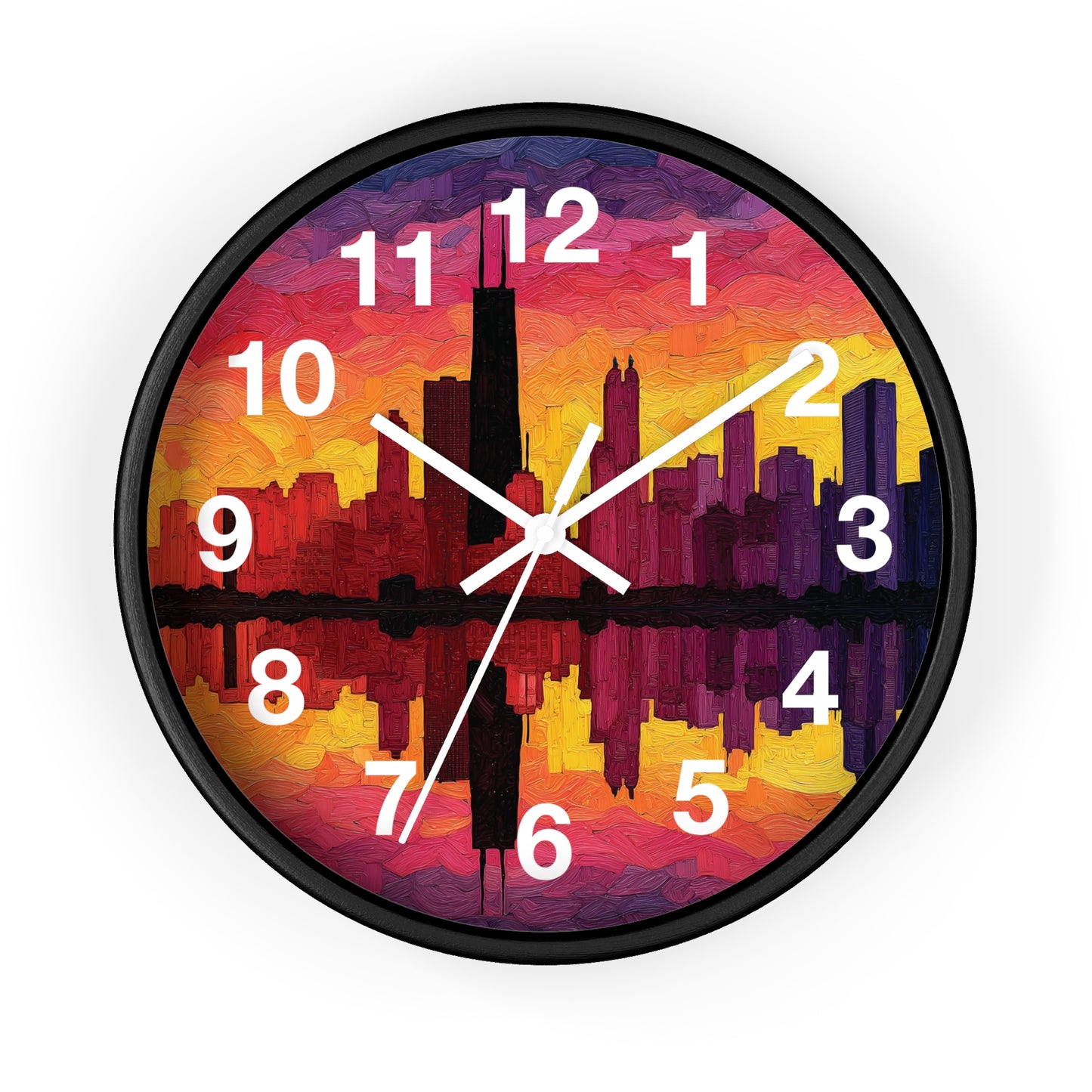 CHICAGO SKYLINE - Wall Clock