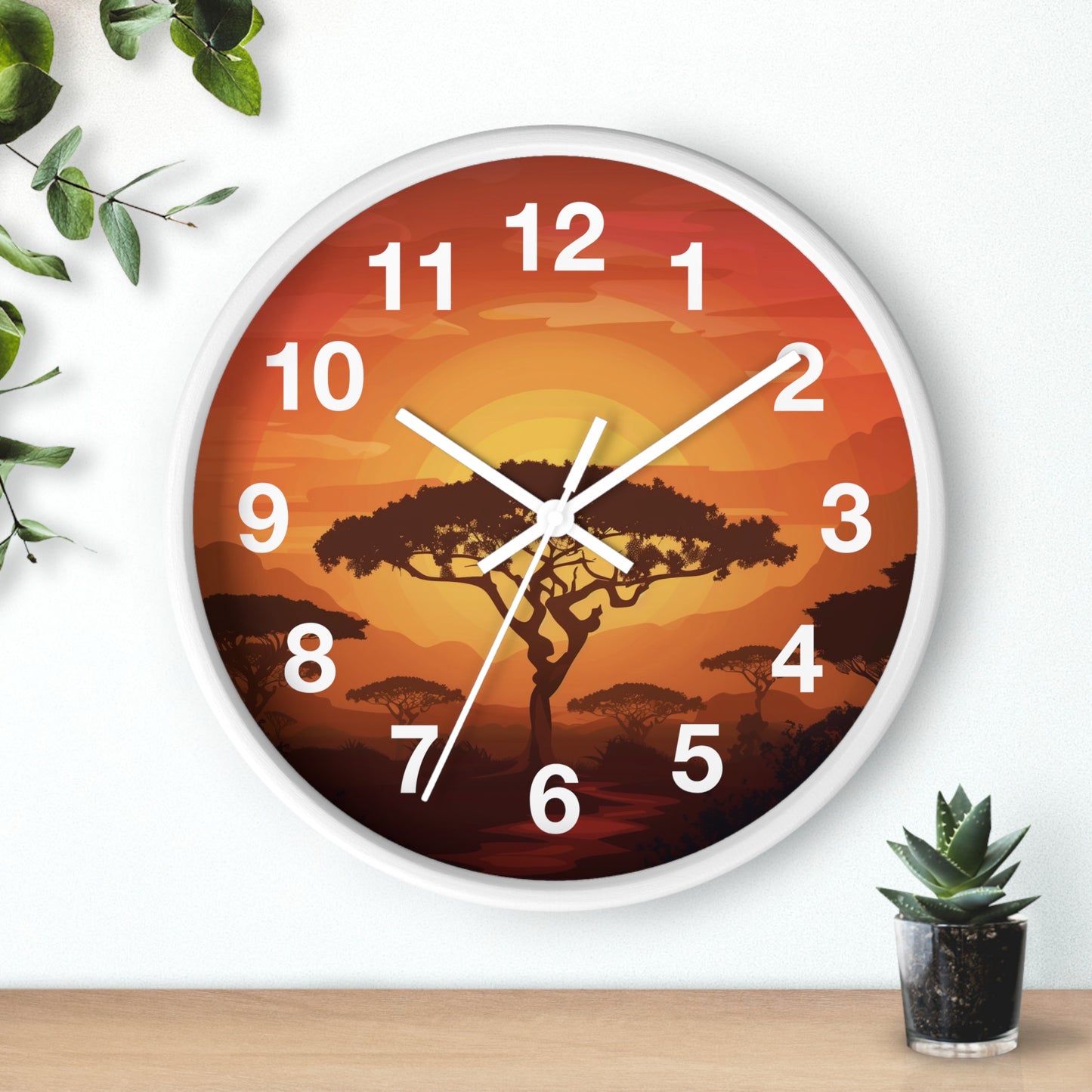 AFRICA TREE - Wall Clock