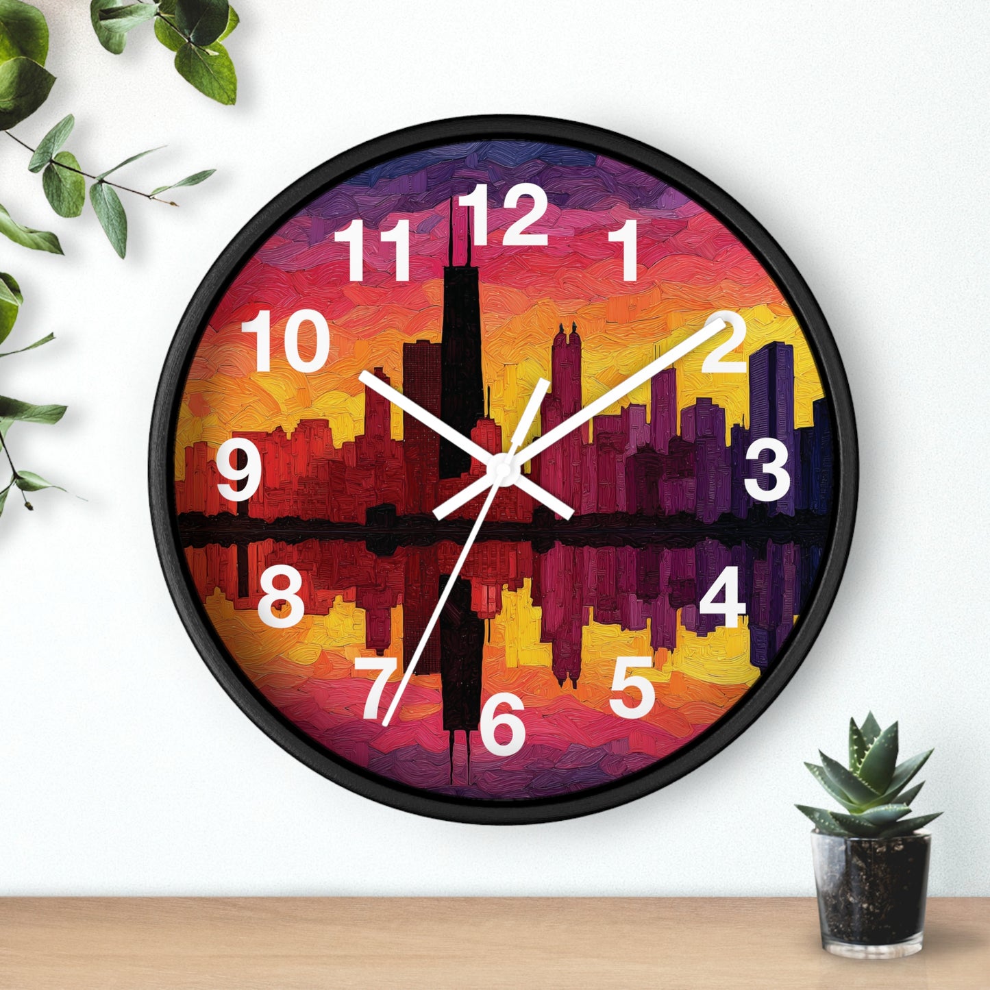 CHICAGO SKYLINE - Wall Clock