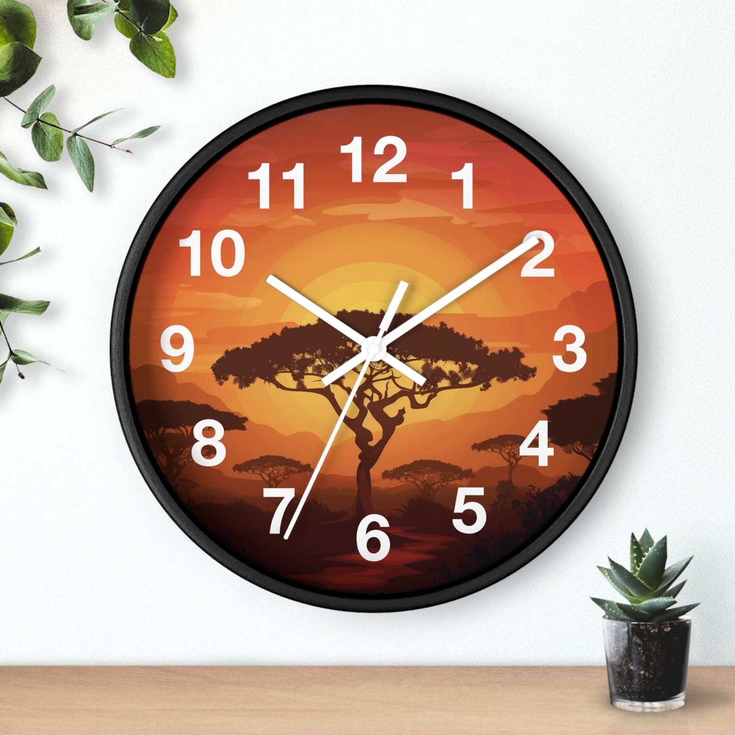AFRICA TREE - Wall Clock
