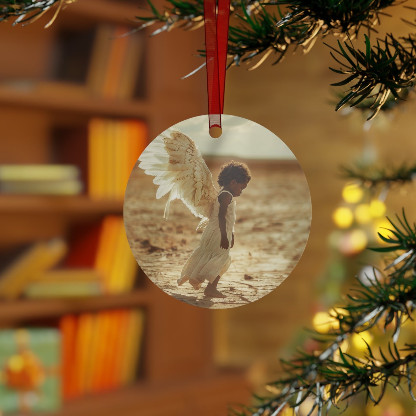 BLACK ANGEL WINGS - Xmas Ornament