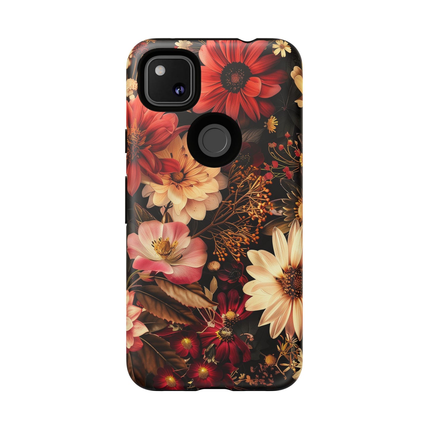 Floral Phone Case - Tough Cases, Stylish Floral Design, Gift for Her, Phone Accessories, Unique Flower Phone Cover, Trendy Tech