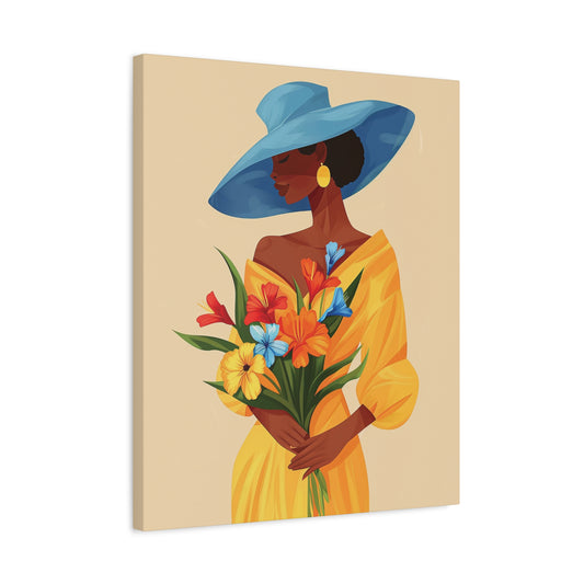 BROWN LADY - Canvas
