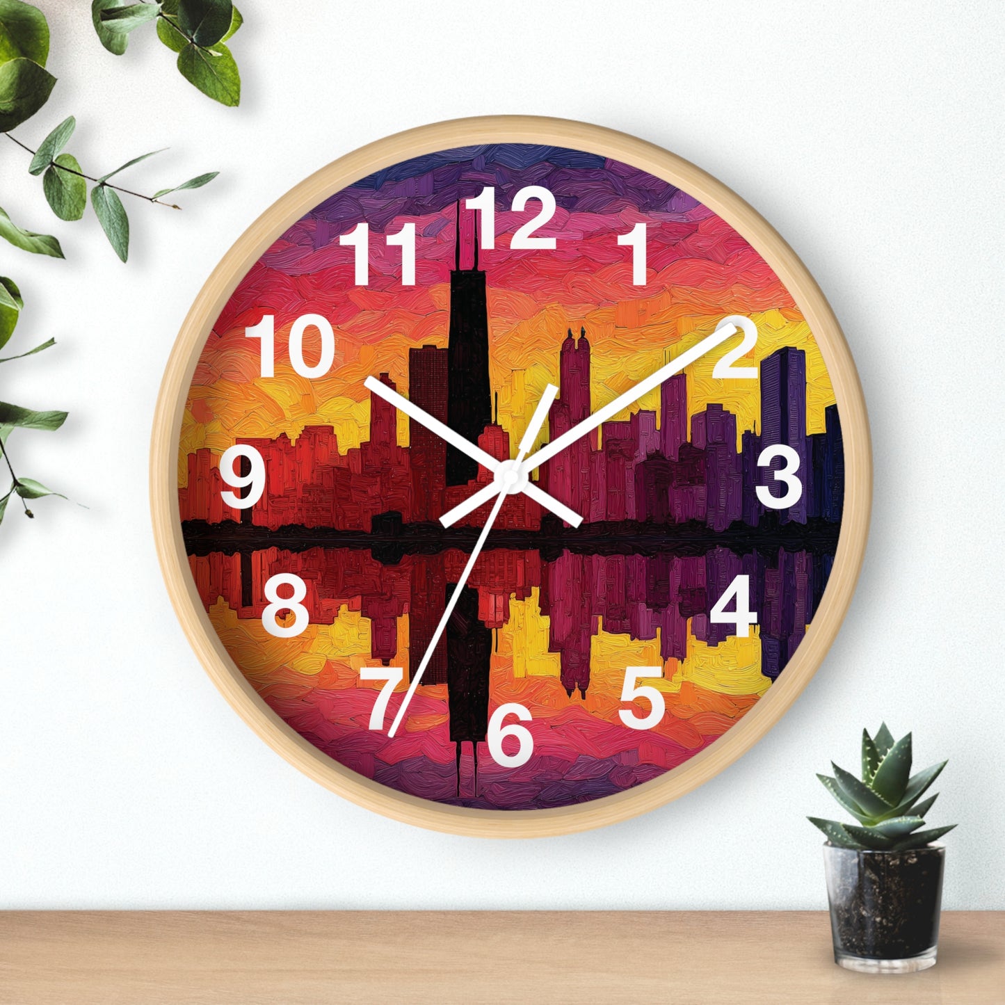CHICAGO SKYLINE - Wall Clock