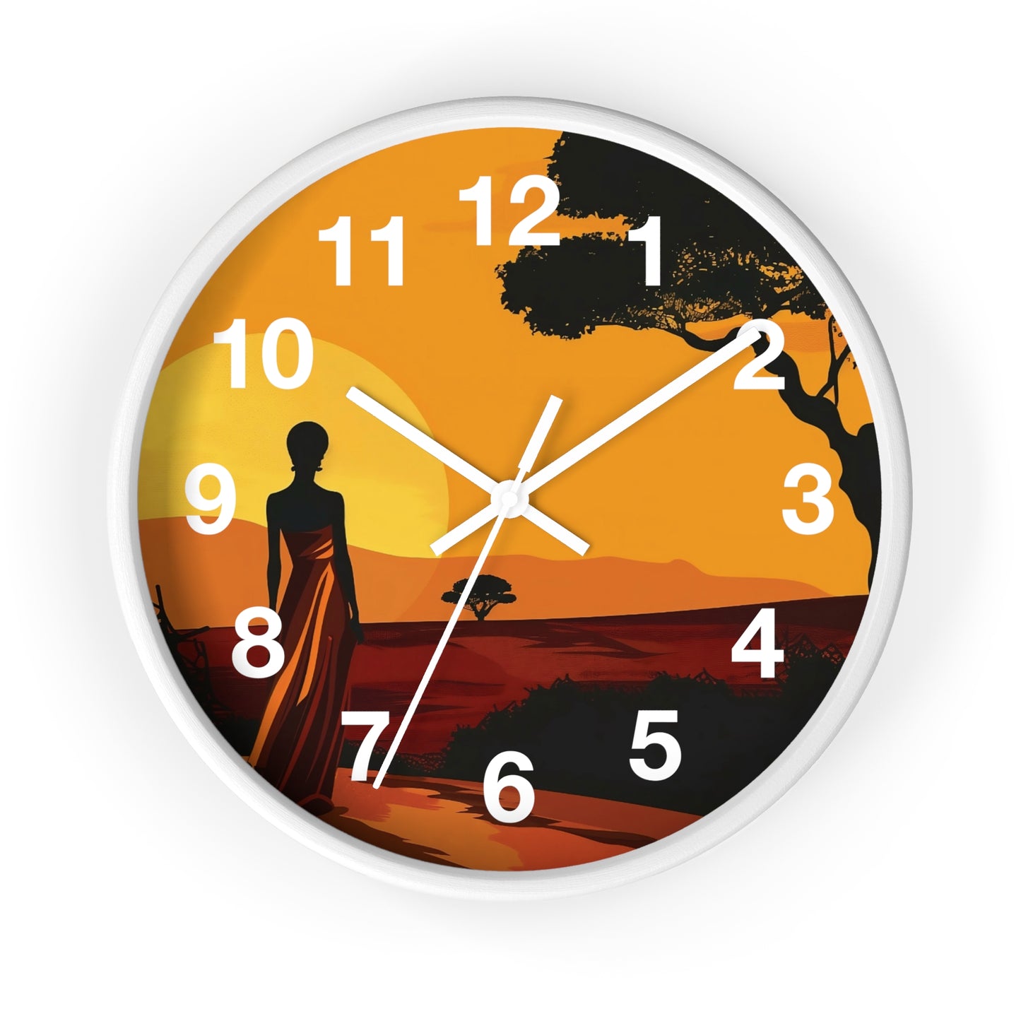 AFRICAN SUNSETS - Wall Clock