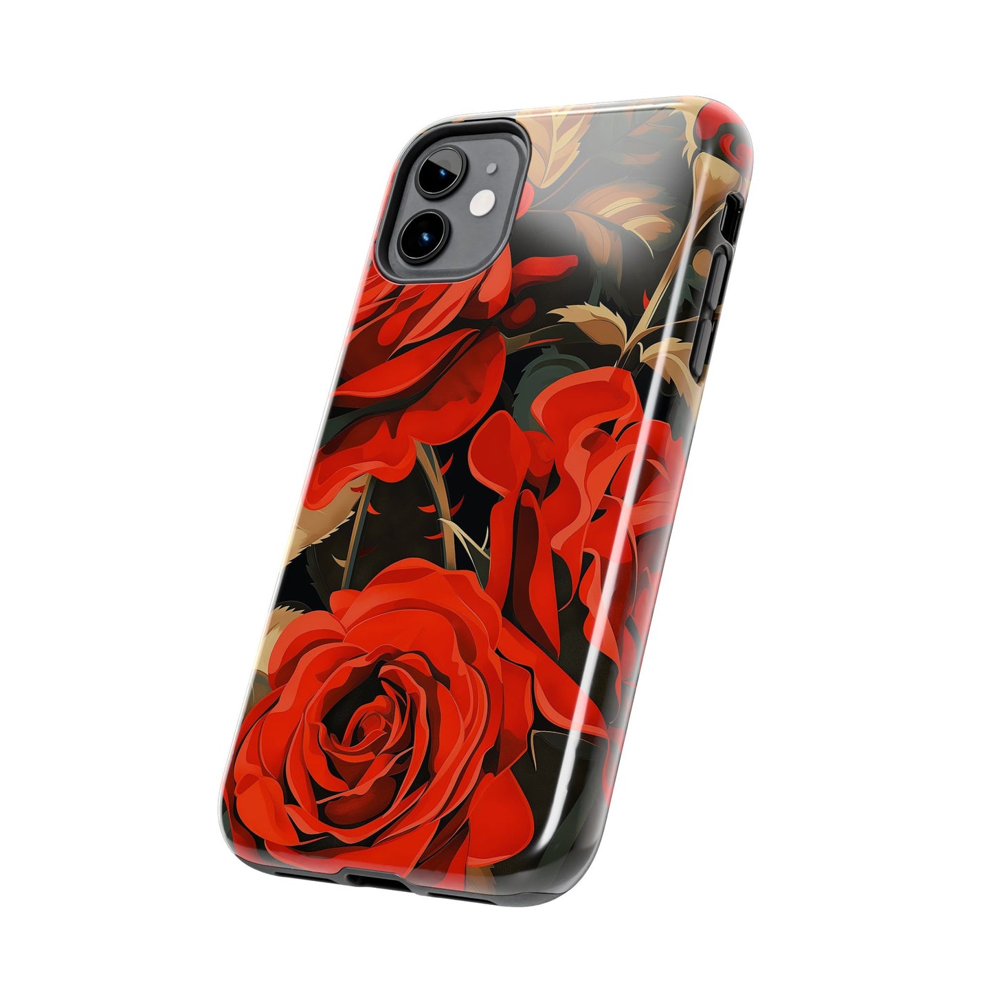 Rose Garden Tough Phone Case Protective Floral Cell Phone Cover