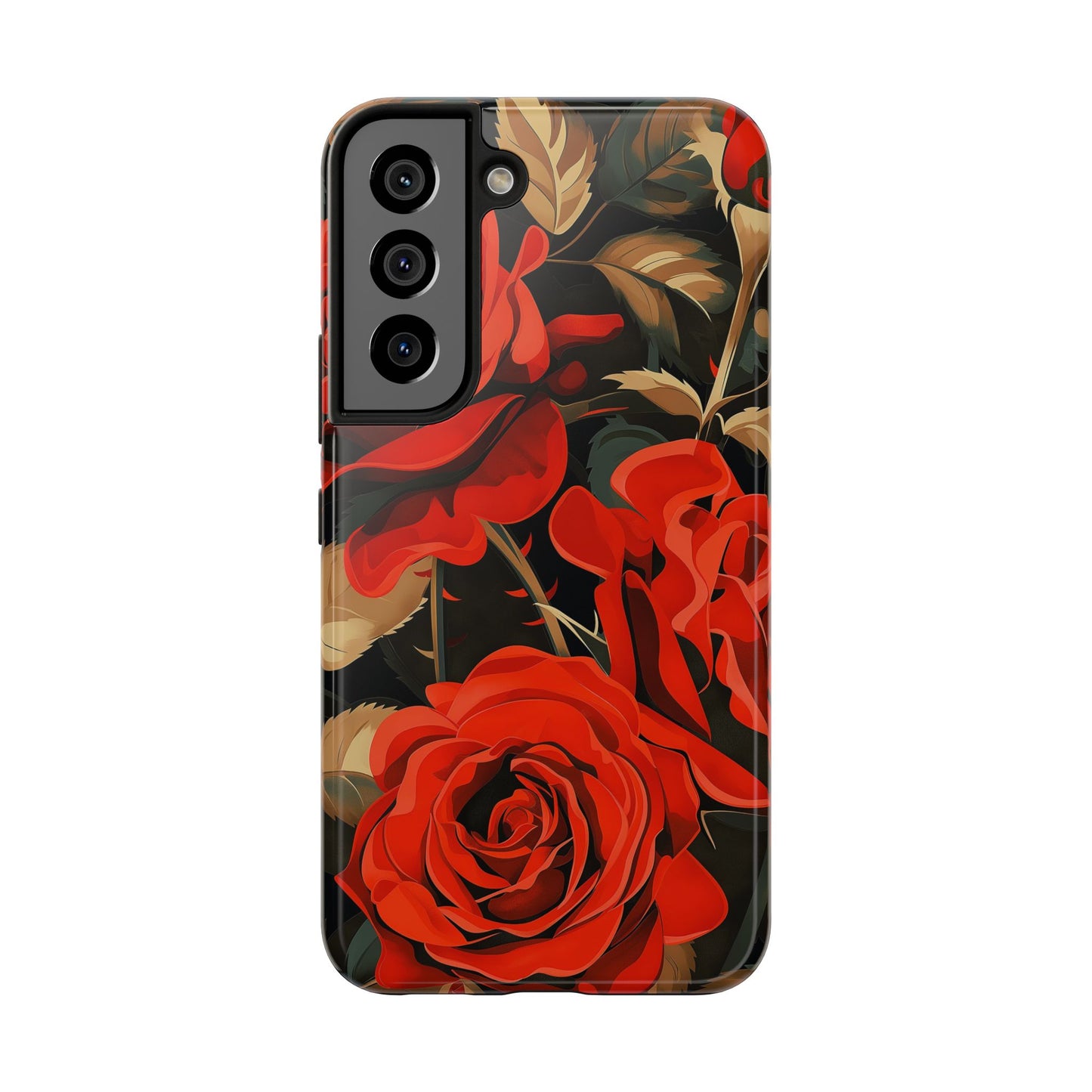 Rose Garden Tough Phone Case Protective Floral Cell Phone Cover