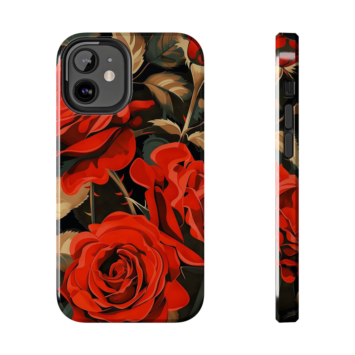 Rose Garden Tough Phone Case Protective Floral Cell Phone Cover
