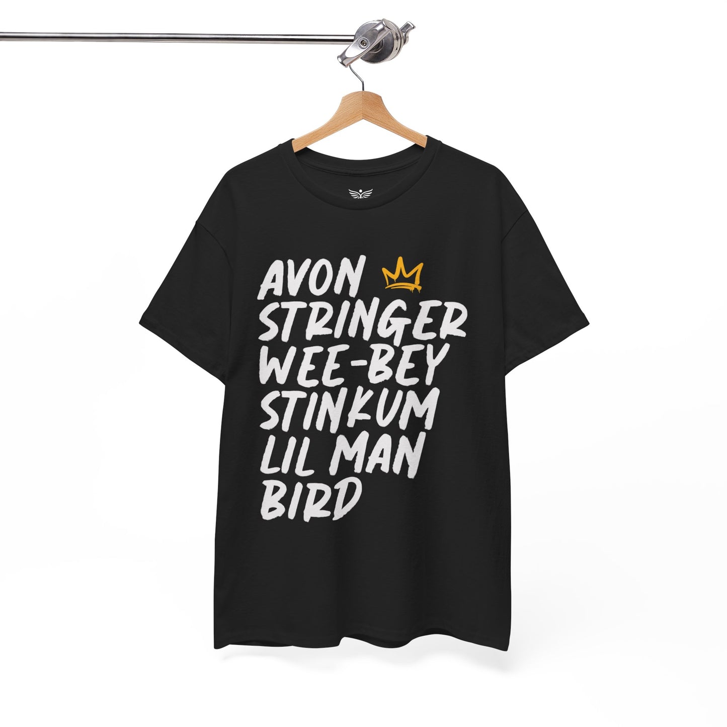 AVON STRINGER WEEBEY Black T-Shirt