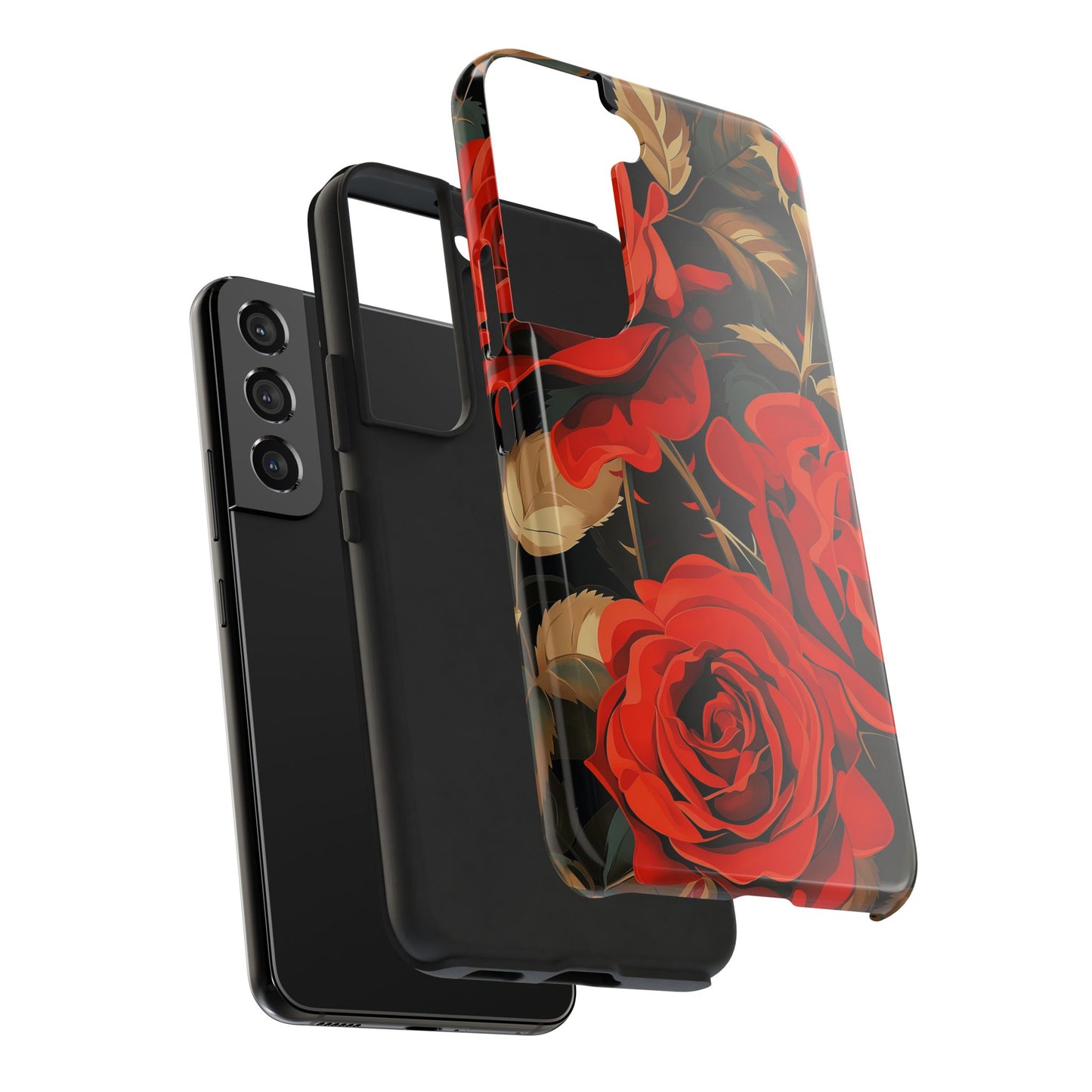 Rose Garden Tough Phone Case Protective Floral Cell Phone Cover