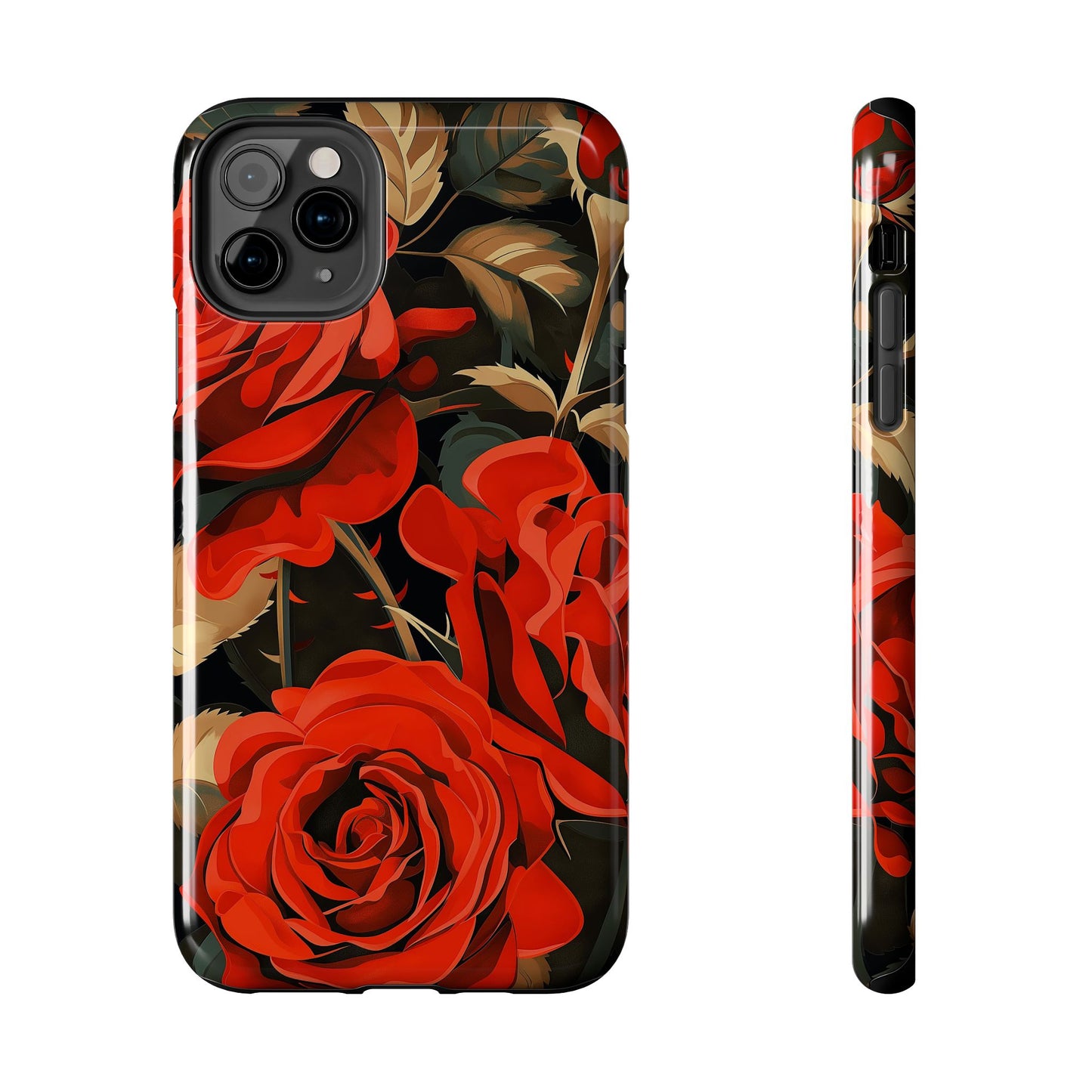 Rose Garden Tough Phone Case Protective Floral Cell Phone Cover