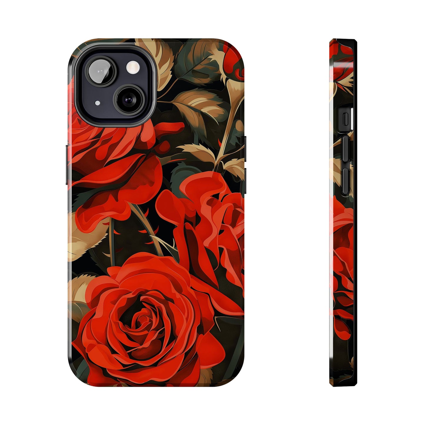 Rose Garden Tough Phone Case Protective Floral Cell Phone Cover