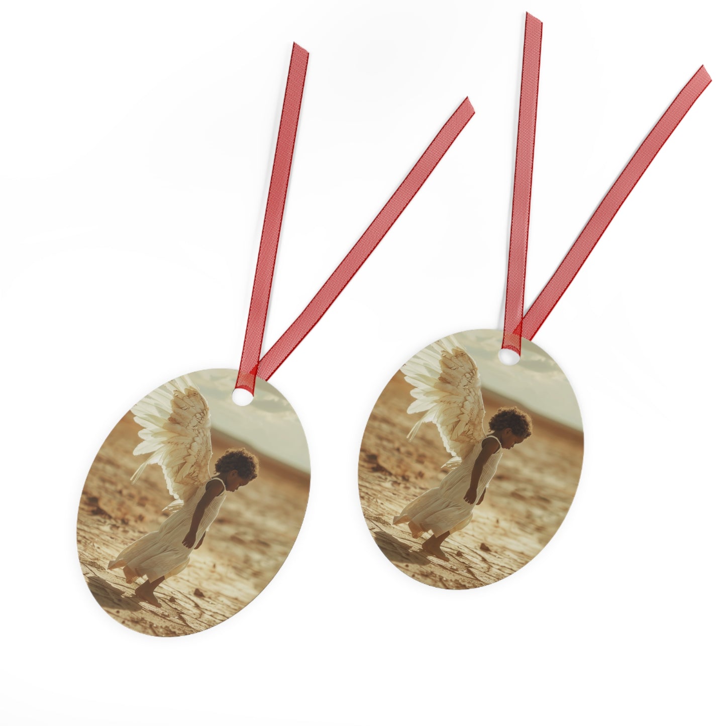 BLACK ANGEL WINGS - Xmas Ornament