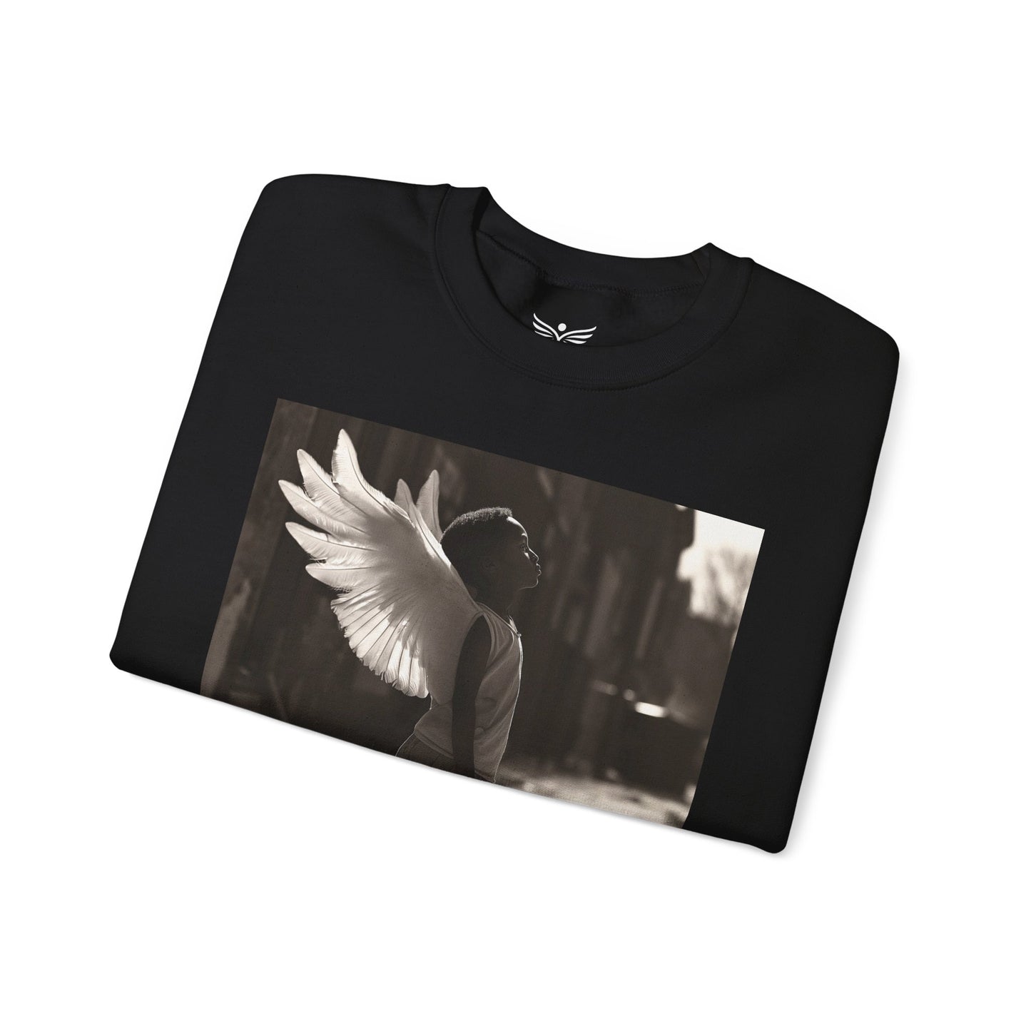 BLACK BOY ANGEL Graphic Sweatshirt