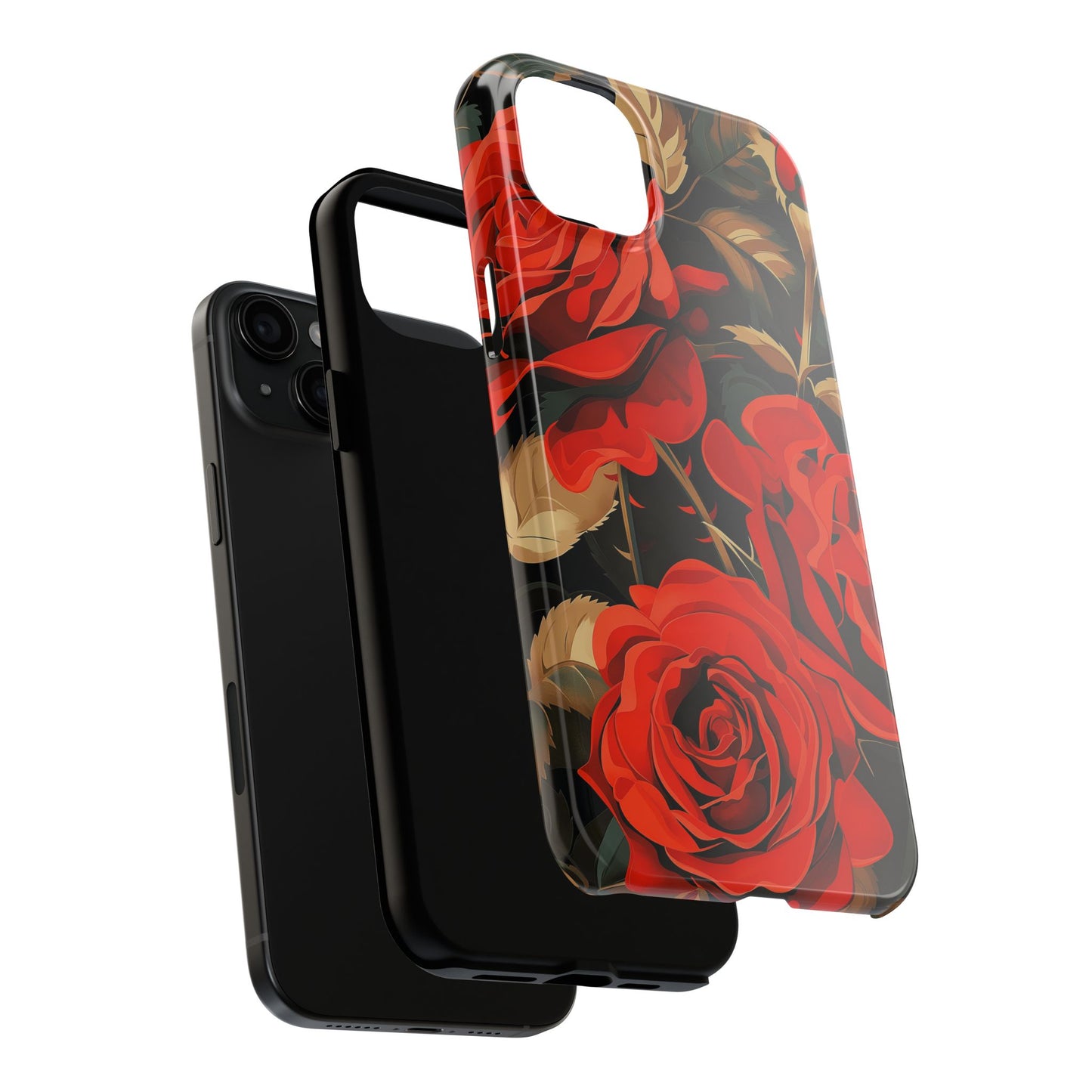 Rose Garden Tough Phone Case Protective Floral Cell Phone Cover