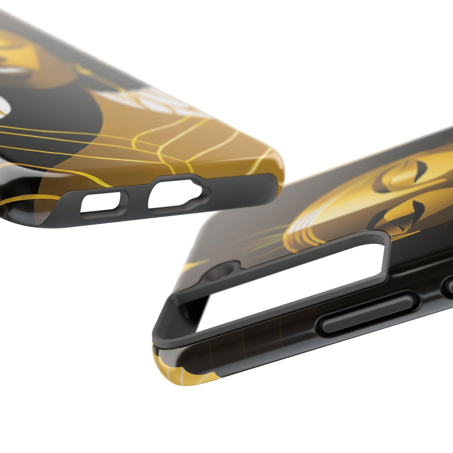 Golden Goddess Tough Phone Case — Afrocentric Art Protective Cell Phone Case