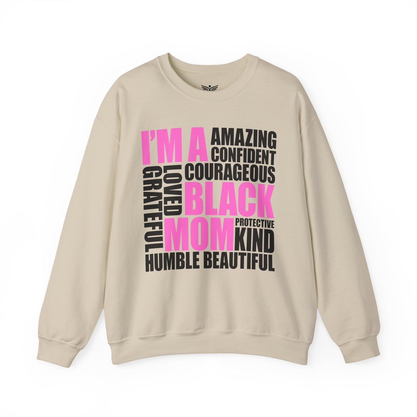 I AM A BLACK MOM Graphic Sweatshirt