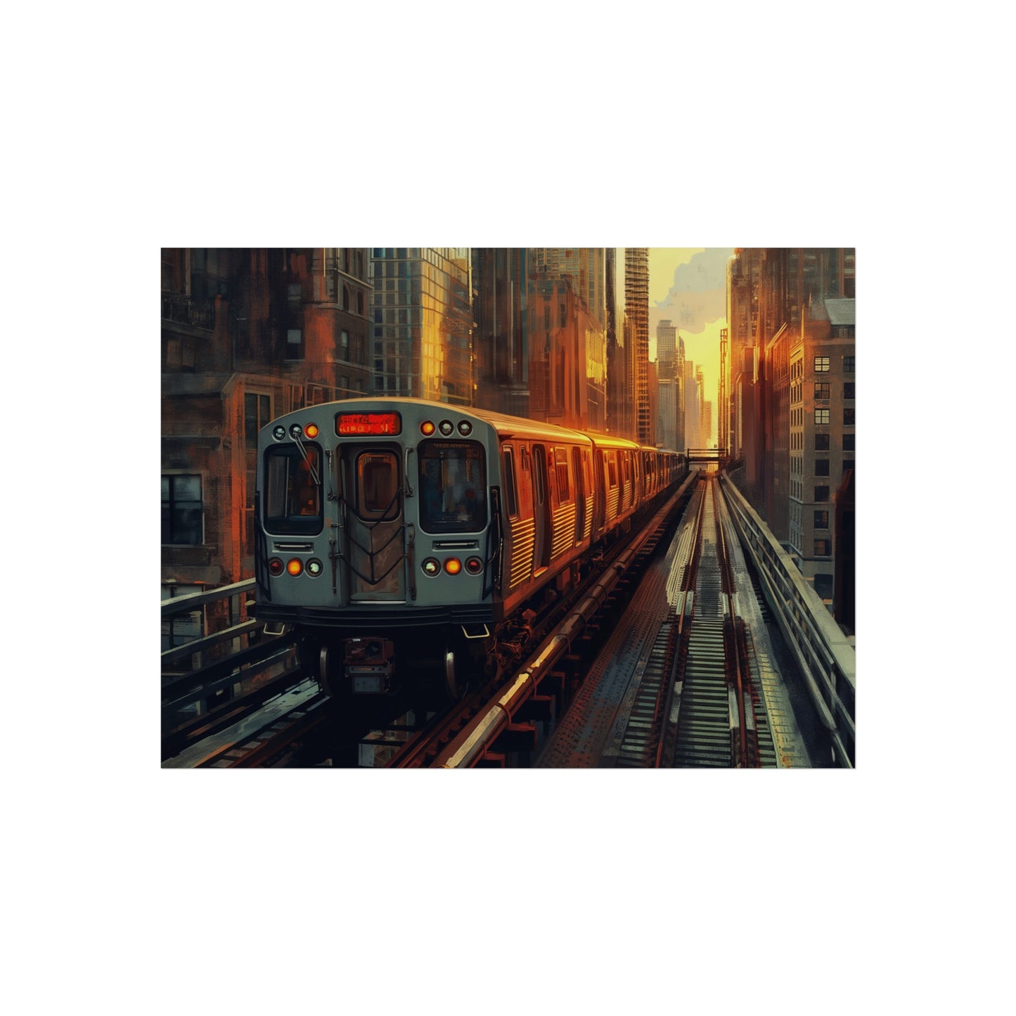 CHICAGO L TRAIN - Prints