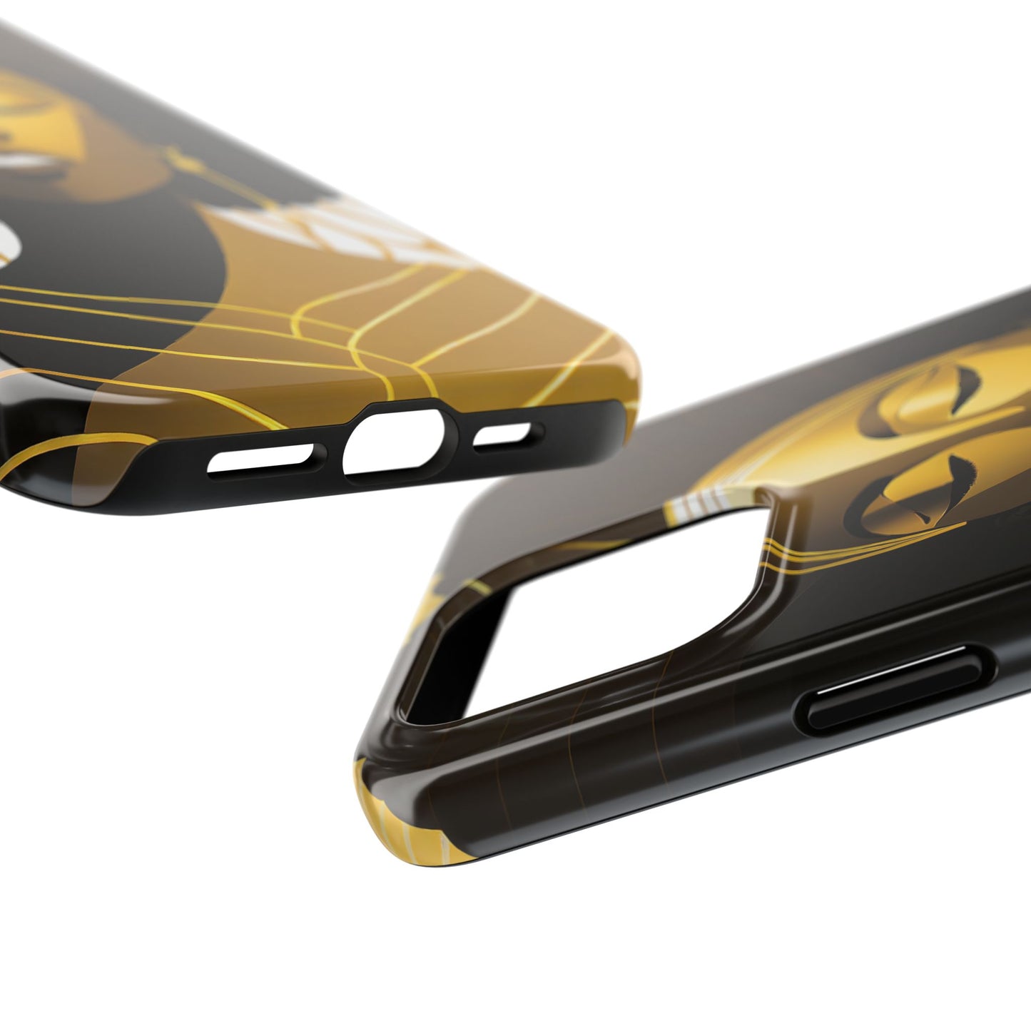 Golden Goddess Tough Phone Case — Afrocentric Art Protective Cell Phone Case