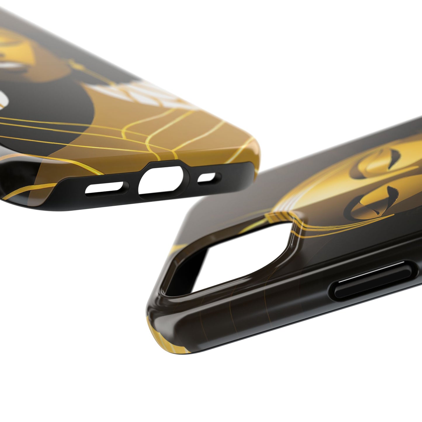 Golden Goddess Tough Phone Case — Afrocentric Art Protective Cell Phone Case