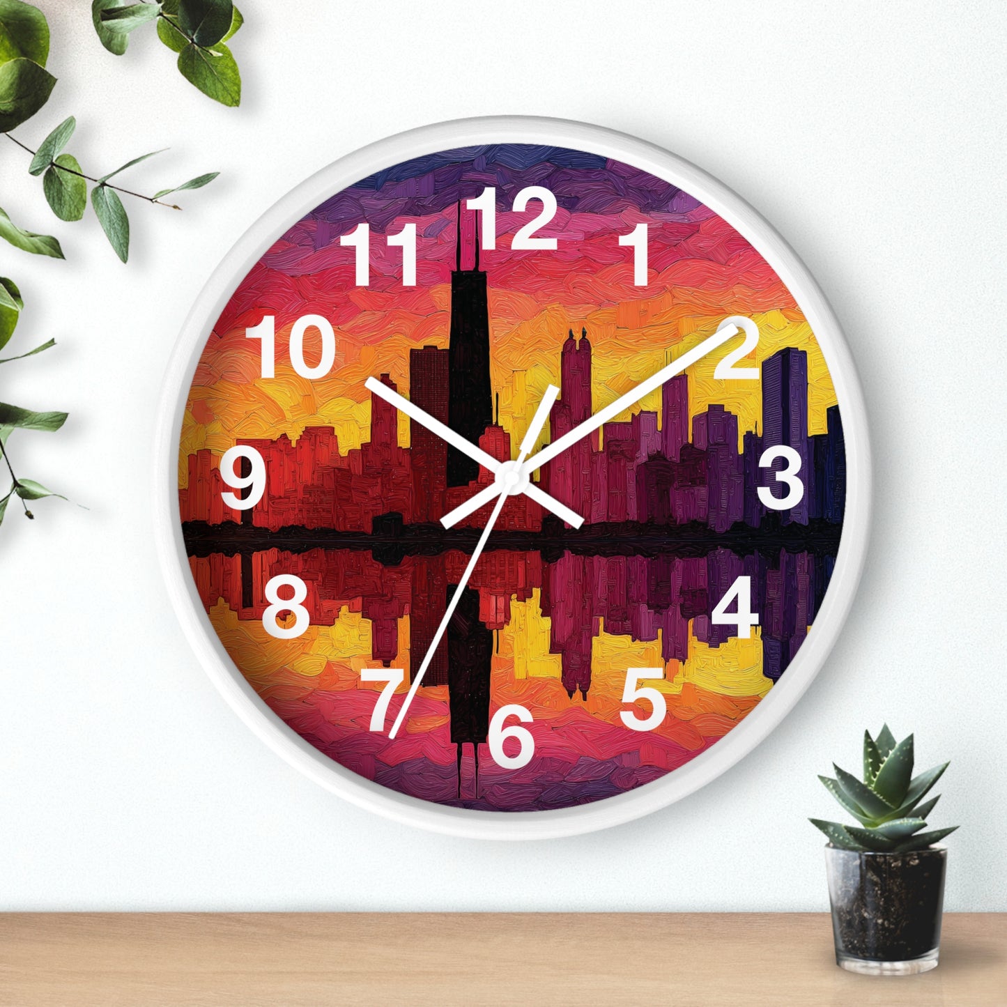 CHICAGO SKYLINE - Wall Clock