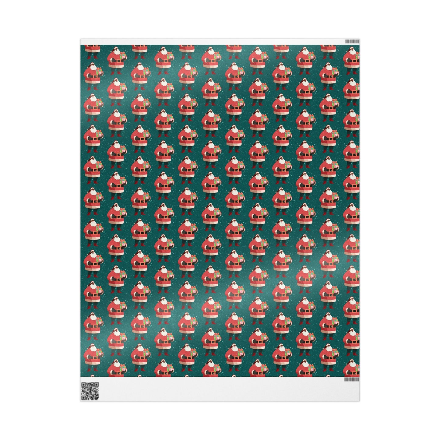 BLACK SANTA - Wrapping Paper