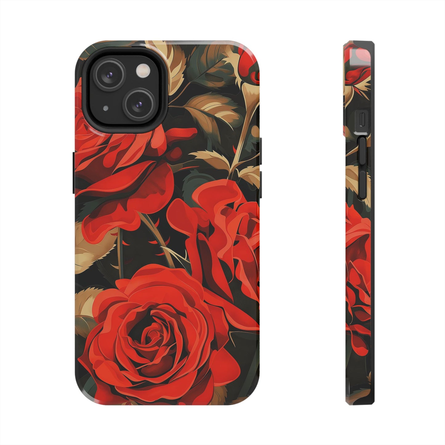 Rose Garden Tough Phone Case Protective Floral Cell Phone Cover
