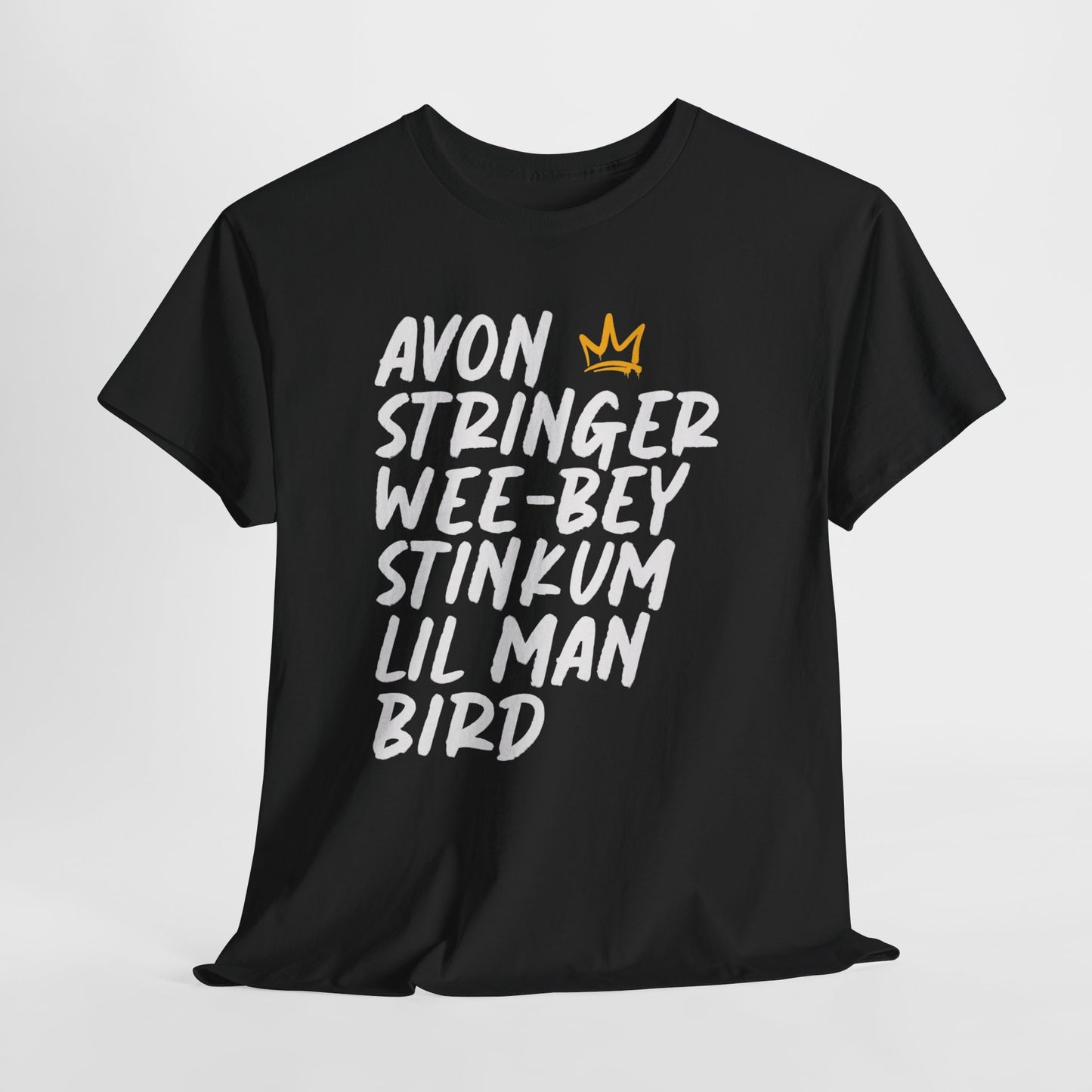AVON STRINGER WEEBEY Black T-Shirt