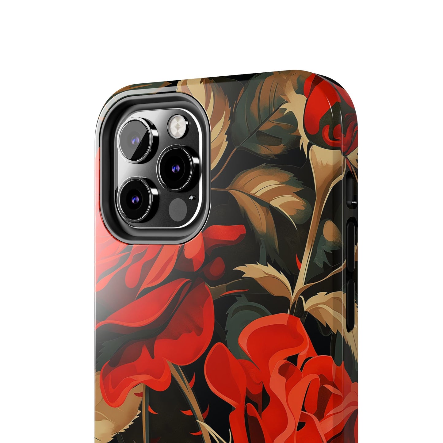 Rose Garden Tough Phone Case Protective Floral Cell Phone Cover