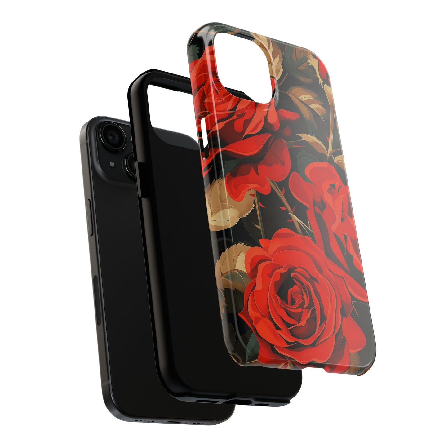 Rose Garden Tough Phone Case Protective Floral Cell Phone Cover
