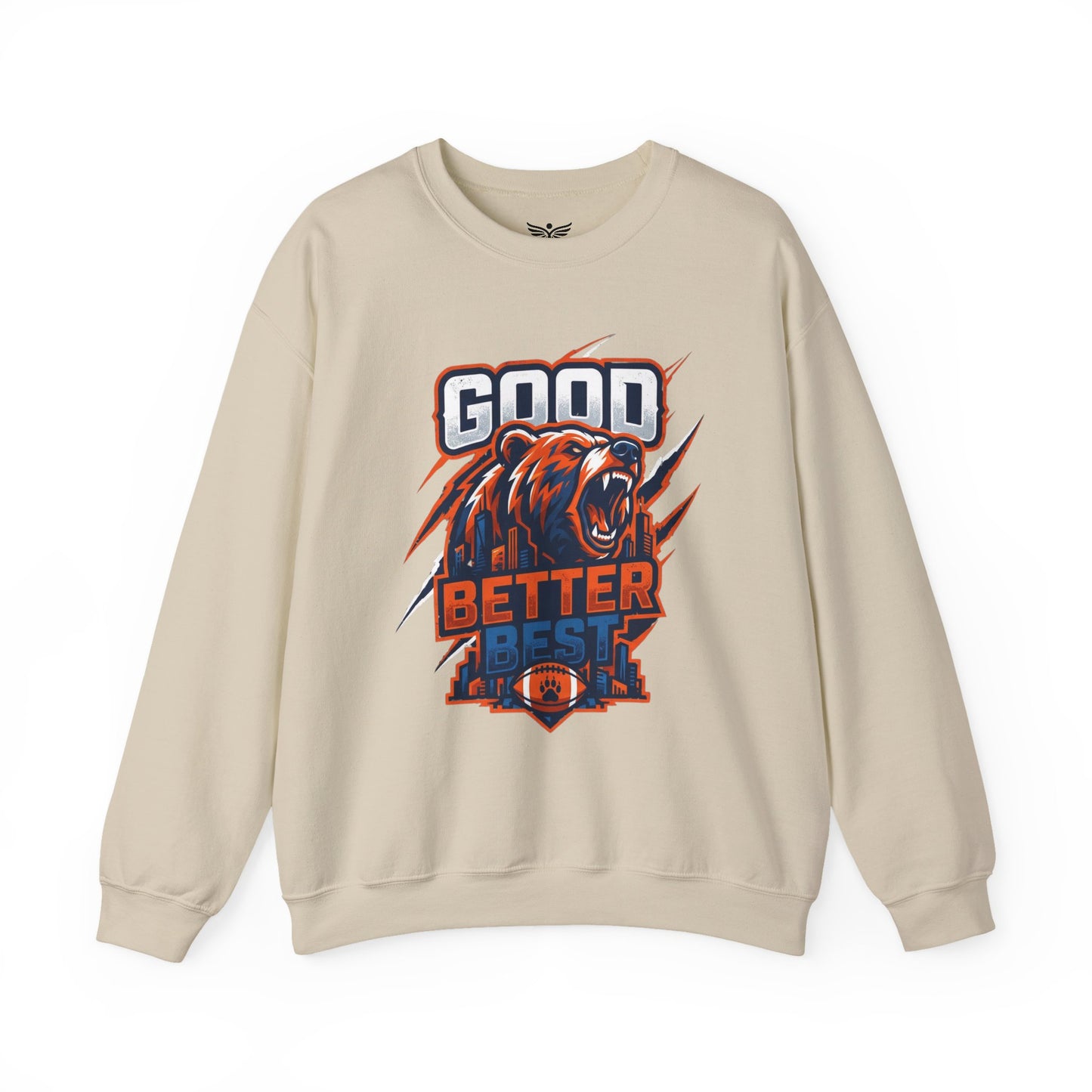 CHICAGO BEARS GOOD BETTER BEST MOTTO - Sweatshirt