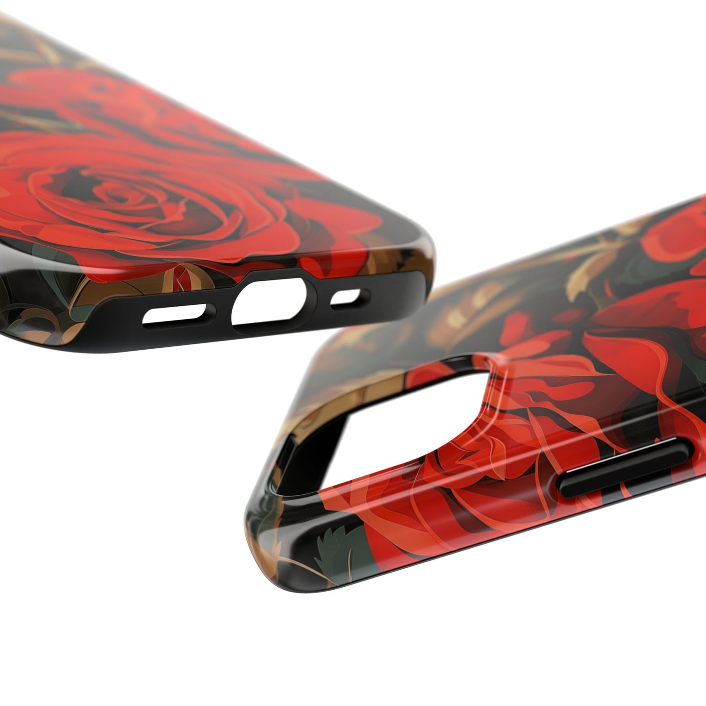 Rose Garden Tough Phone Case Protective Floral Cell Phone Cover