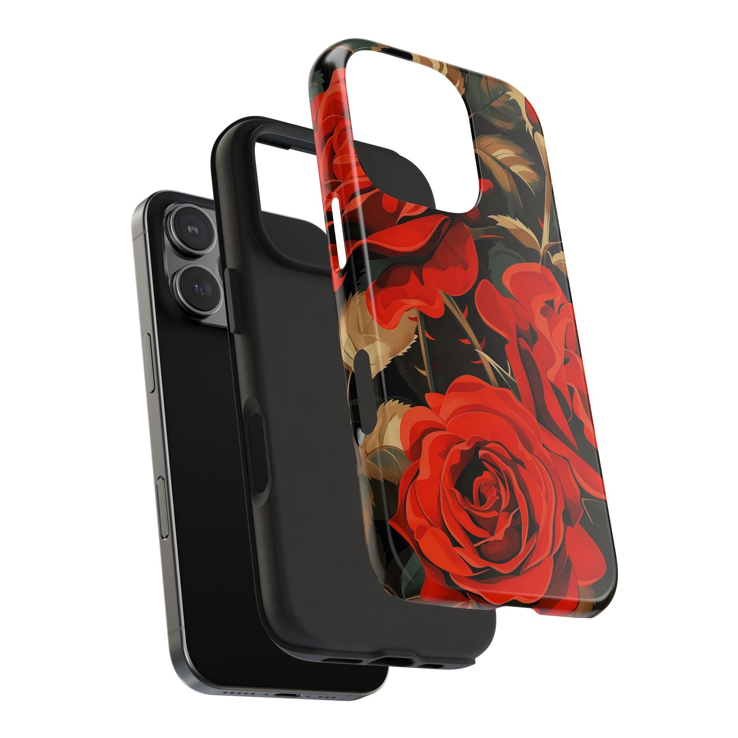 Rose Garden Tough Phone Case Protective Floral Cell Phone Cover