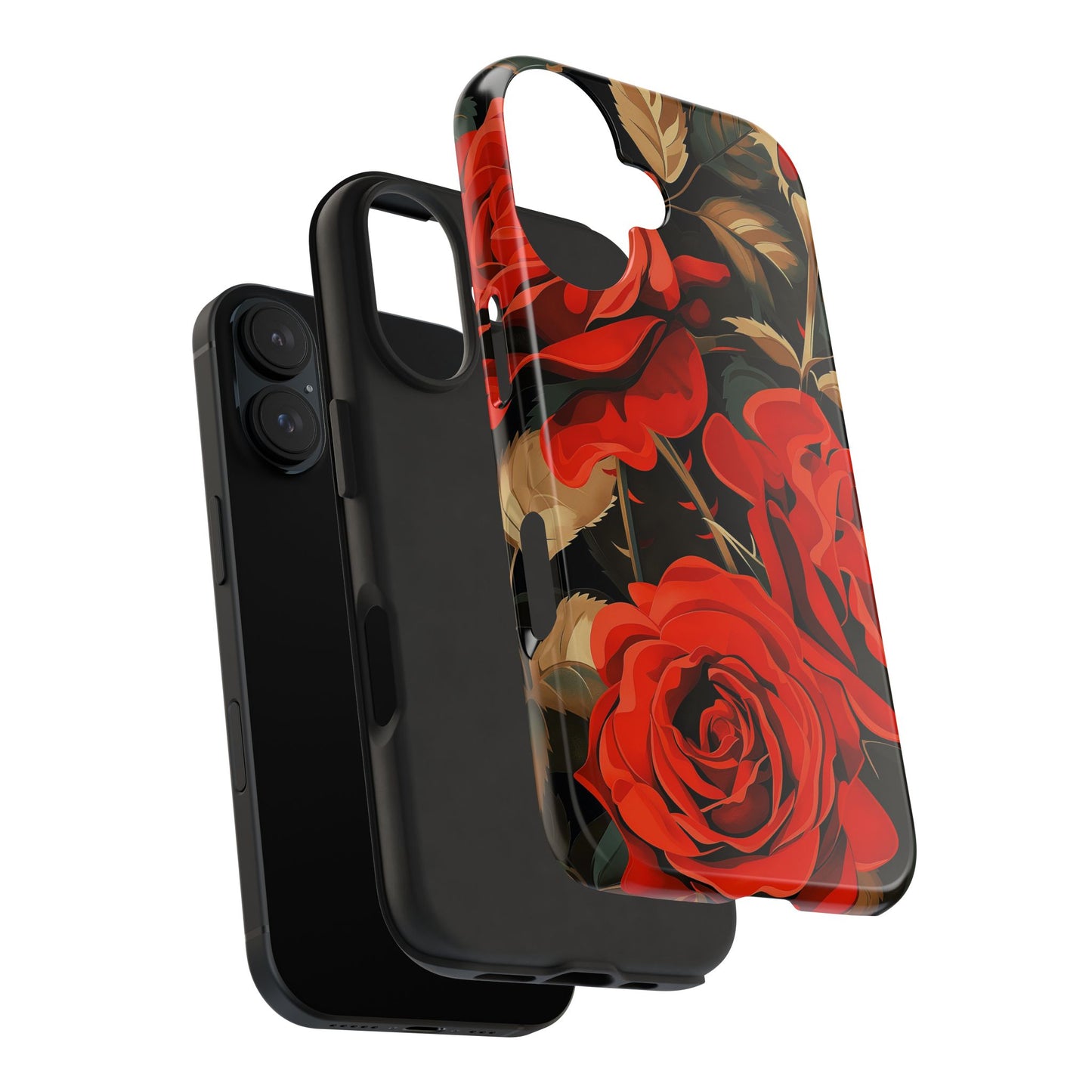 Rose Garden Tough Phone Case Protective Floral Cell Phone Cover