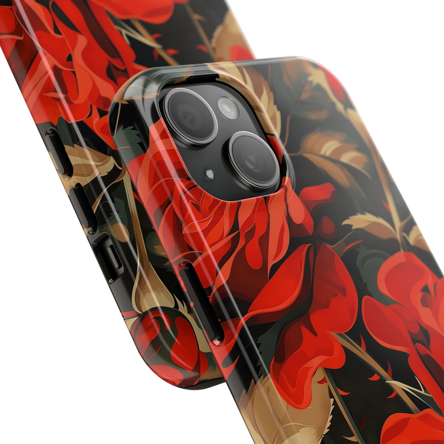 Rose Garden Tough Phone Case Protective Floral Cell Phone Cover