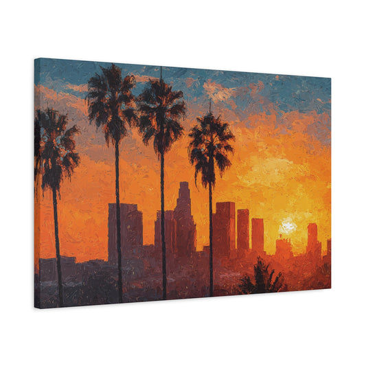 GOLDEN HOUR IN LA - Canvas