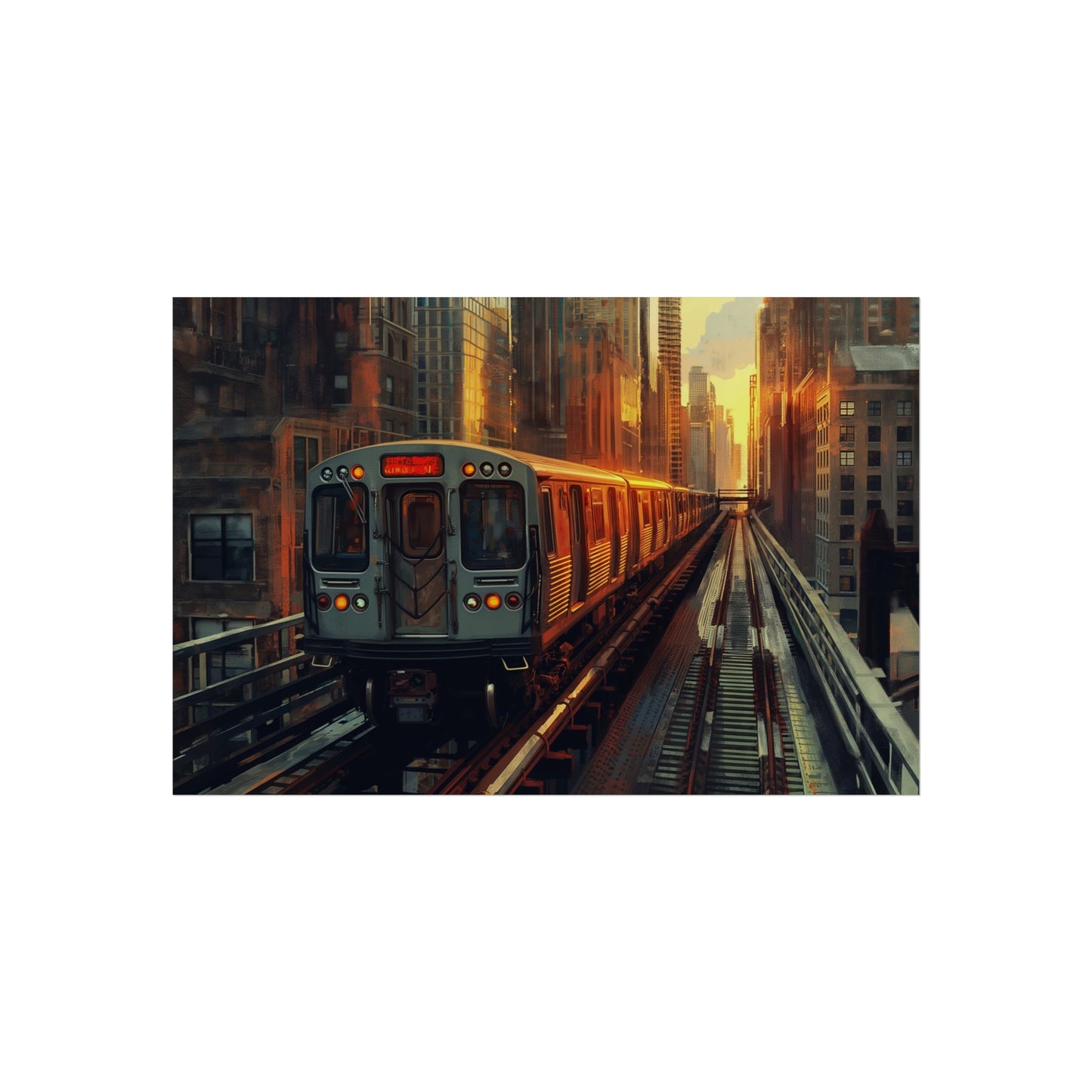 CHICAGO L TRAIN - Prints