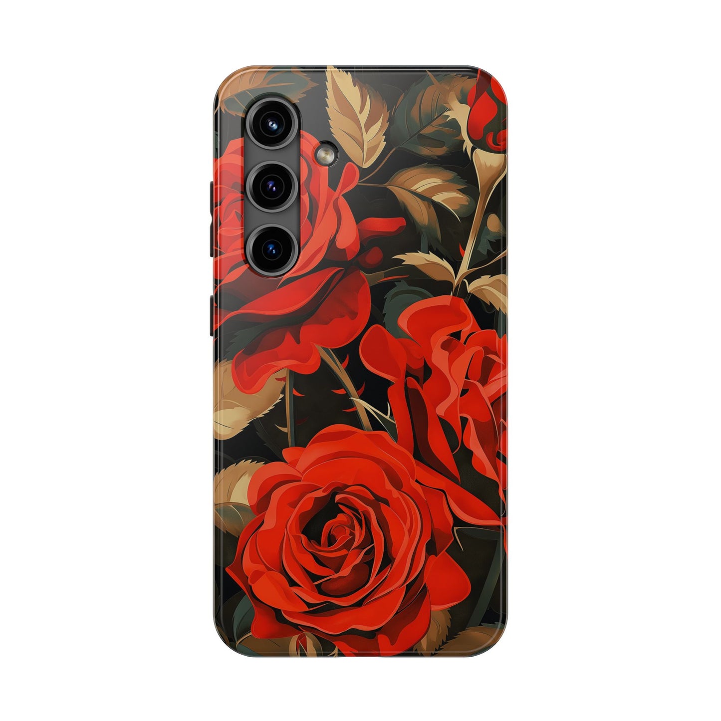 Rose Garden Tough Phone Case Protective Floral Cell Phone Cover