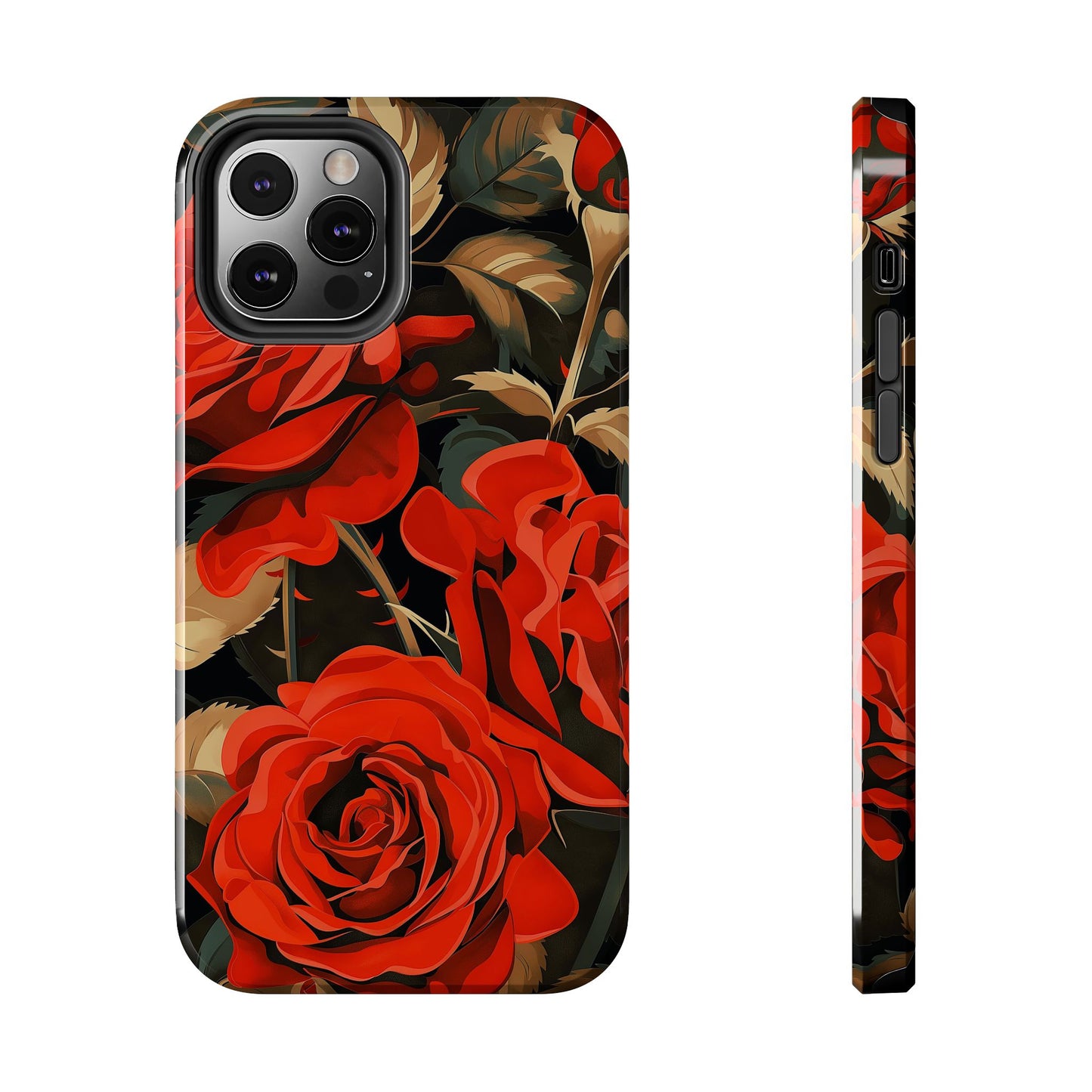 Rose Garden Tough Phone Case Protective Floral Cell Phone Cover