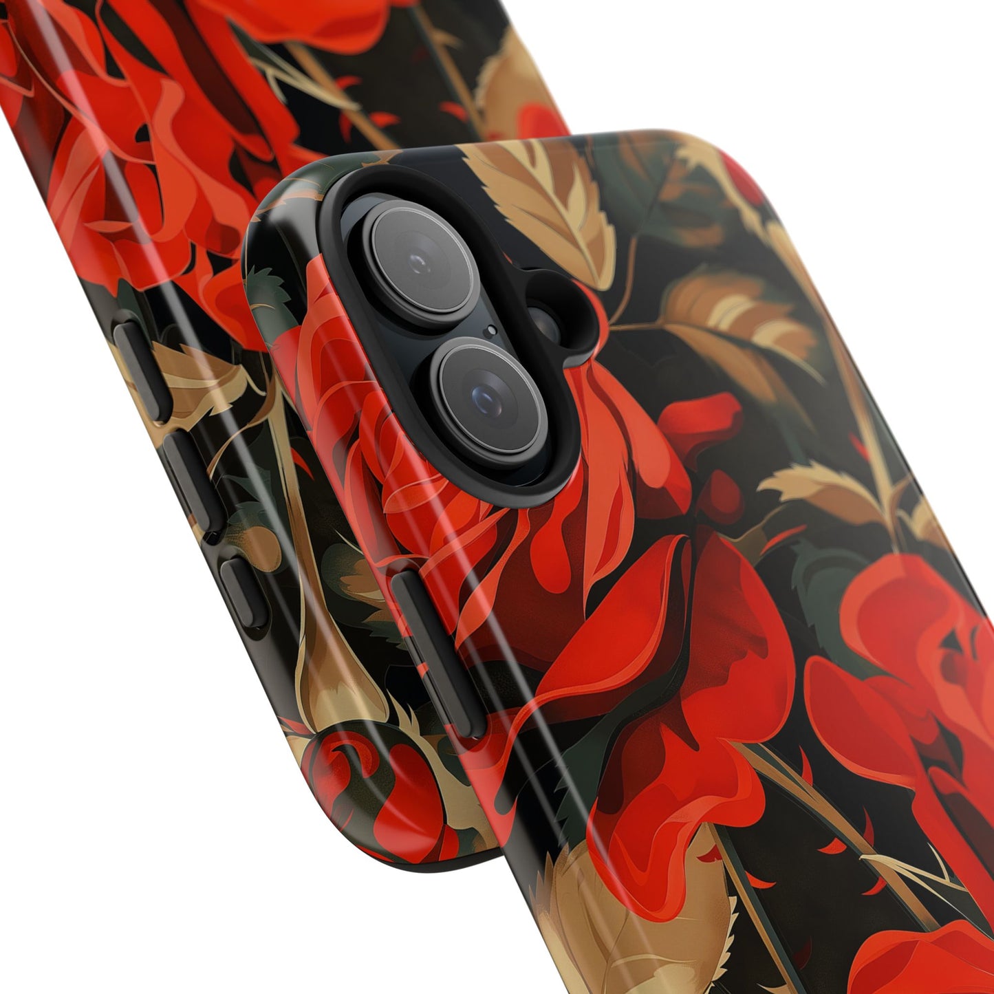 Rose Garden Tough Phone Case Protective Floral Cell Phone Cover