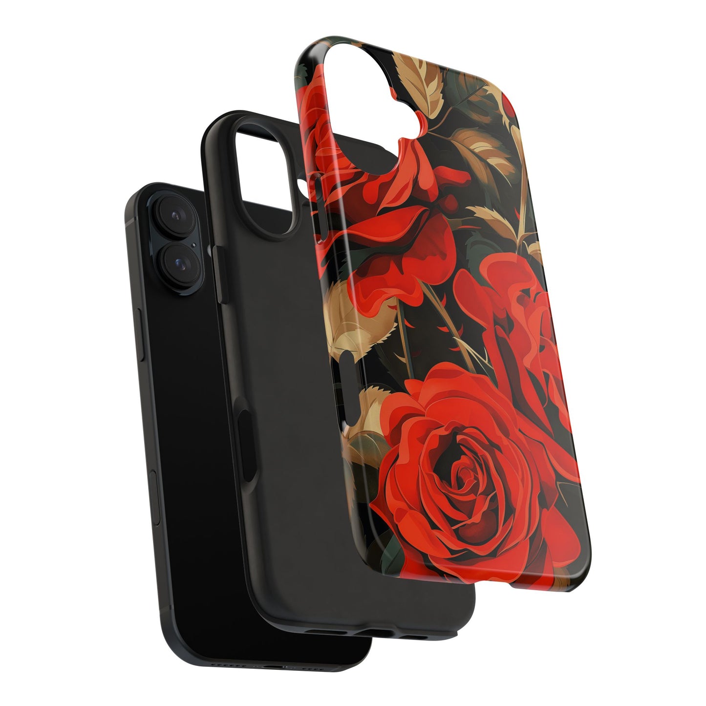 Rose Garden Tough Phone Case Protective Floral Cell Phone Cover