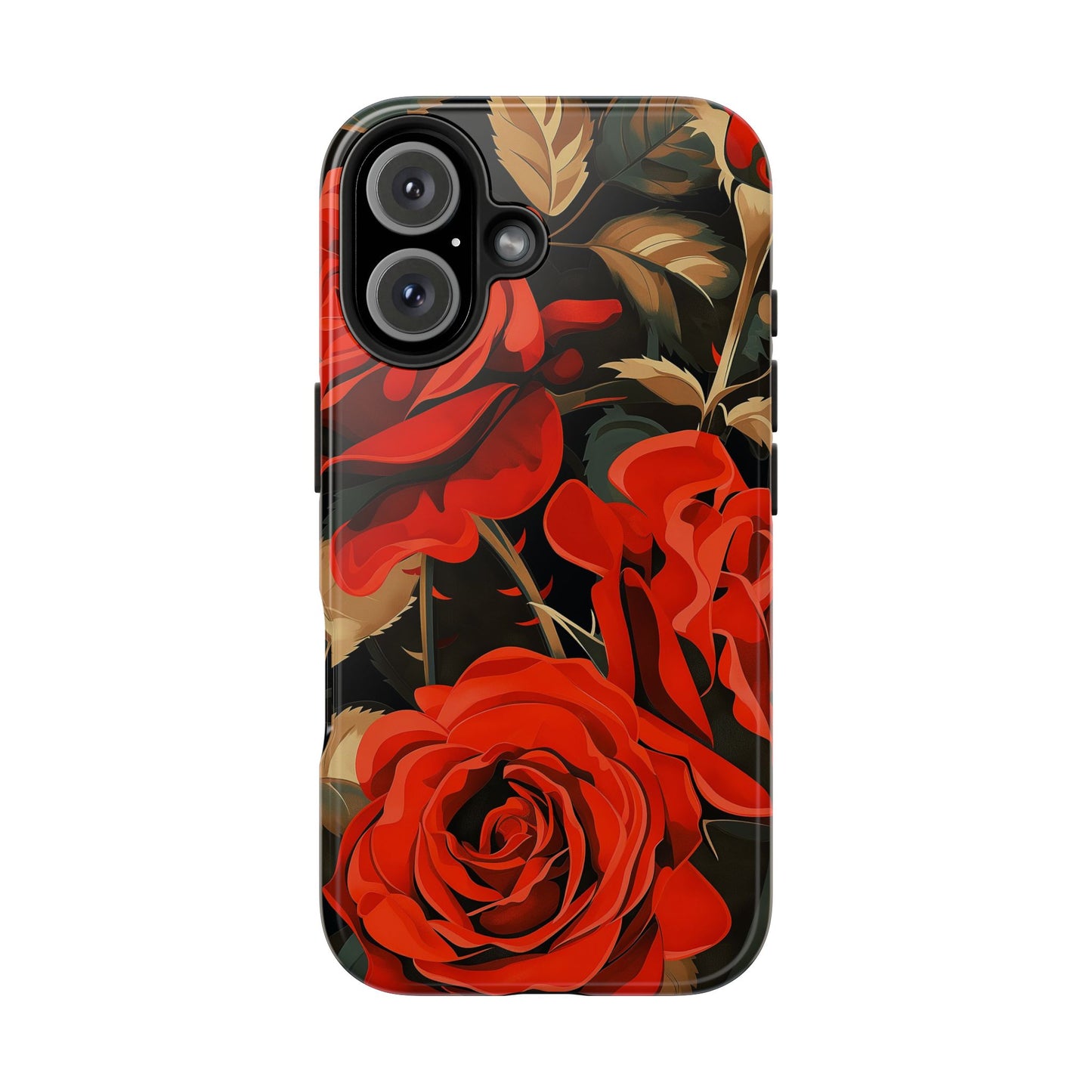 Rose Garden Tough Phone Case Protective Floral Cell Phone Cover