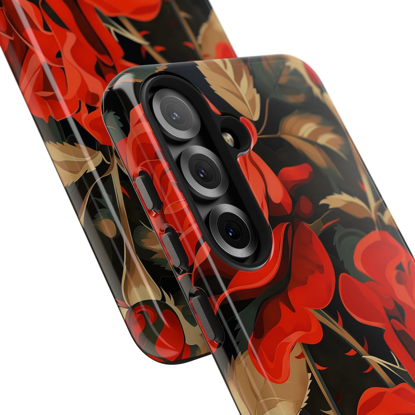 Rose Garden Tough Phone Case Protective Floral Cell Phone Cover
