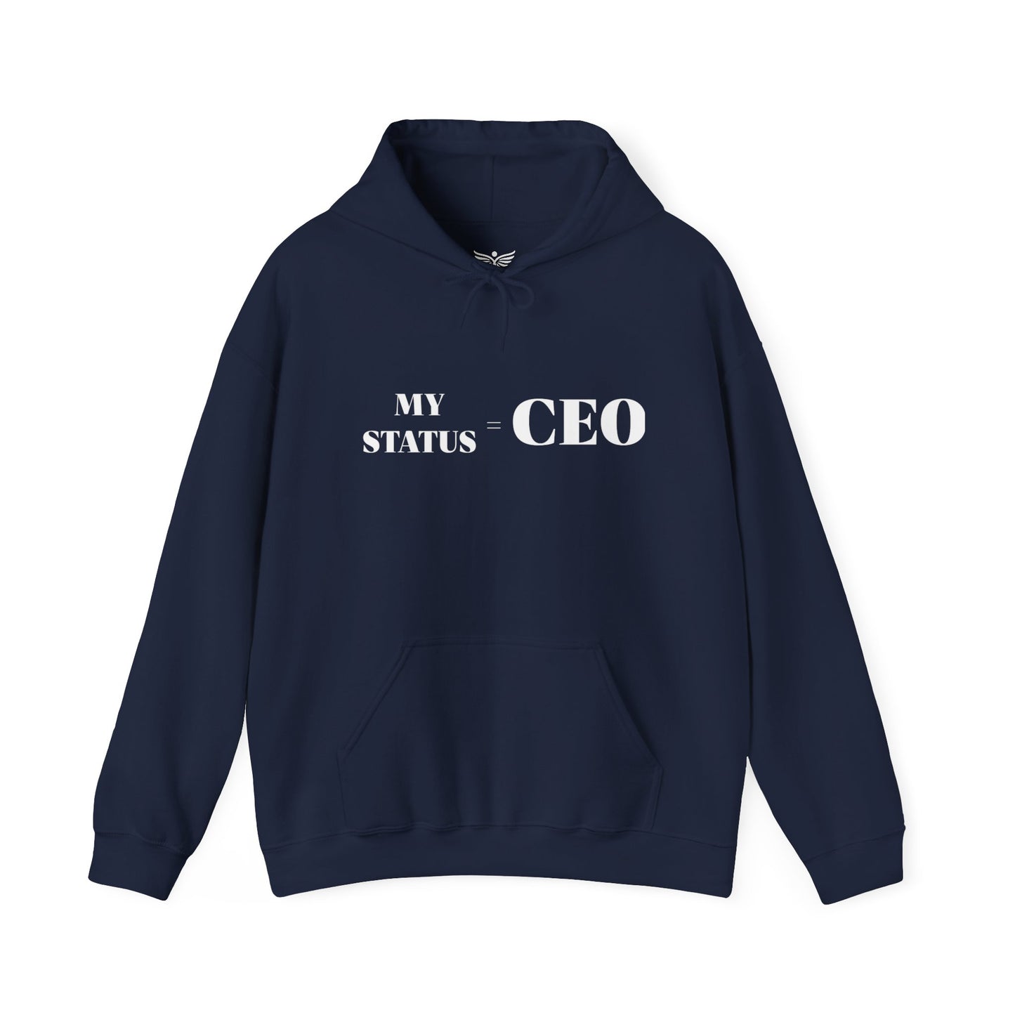 MY STATUS = CEO - Black Unisex Hoodie