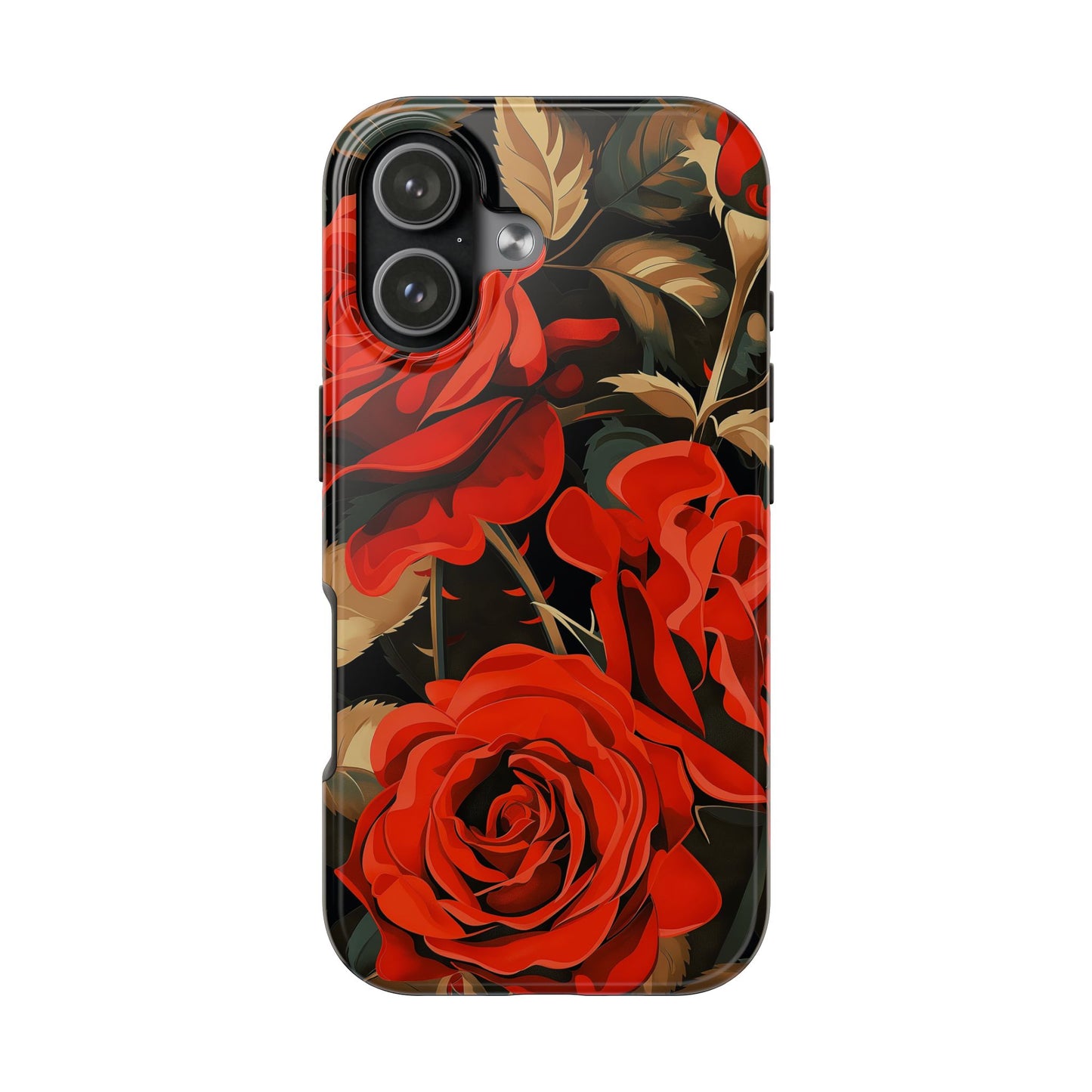 Rose Garden Tough Phone Case Protective Floral Cell Phone Cover
