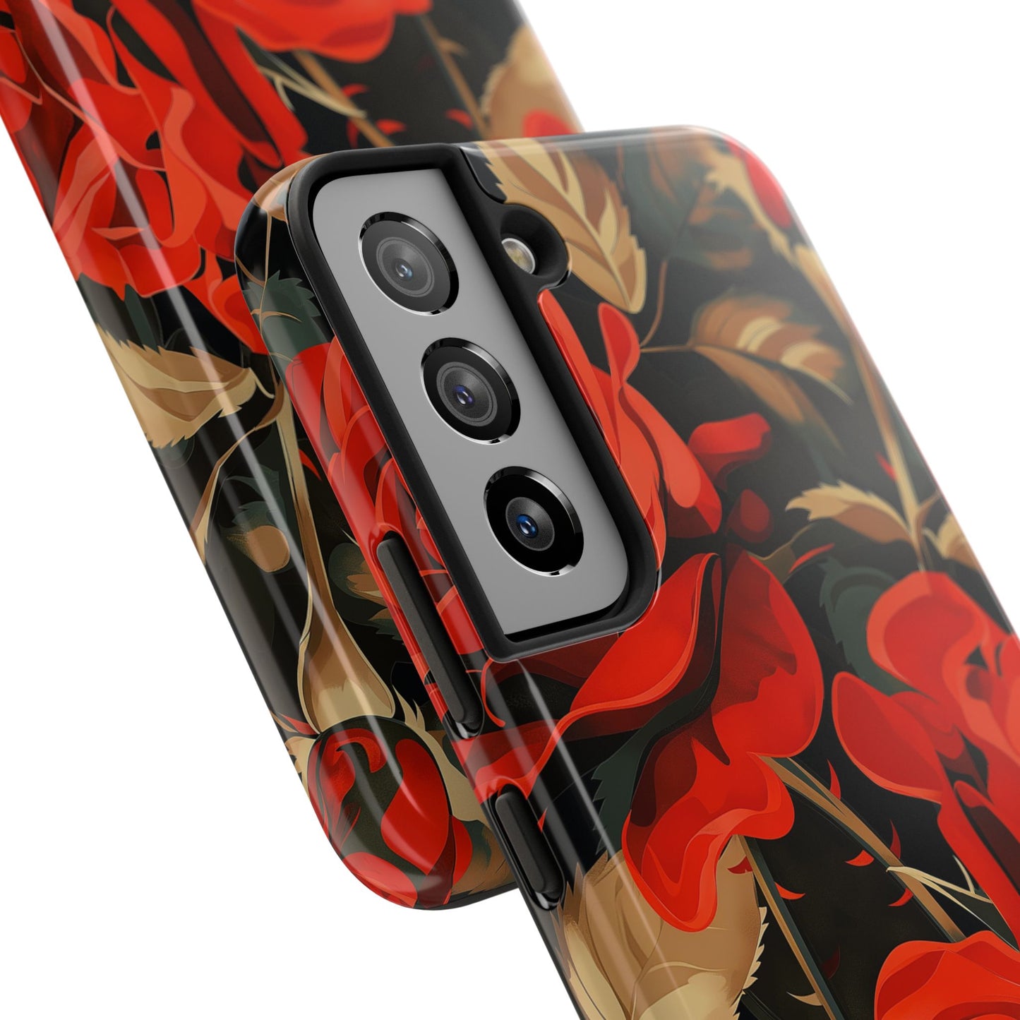Rose Garden Tough Phone Case Protective Floral Cell Phone Cover