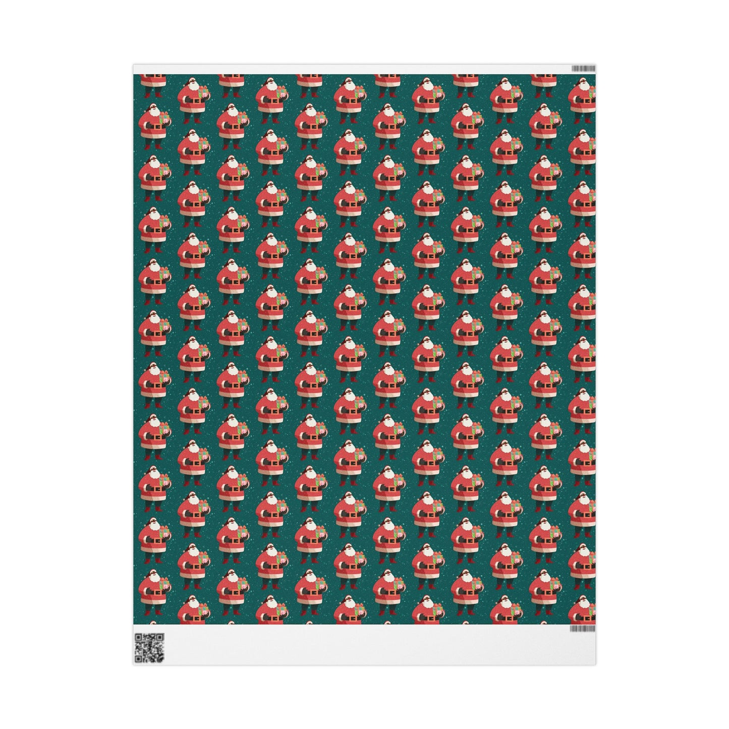 BLACK SANTA - Wrapping Paper