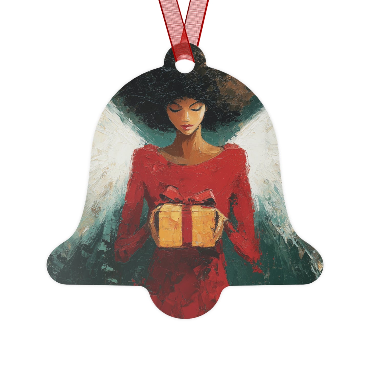 BLACK ANGEL Xmas Ornament